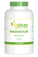 Elvitum Magnesium Bisglycinaat 130mg Tabletten - thumbnail