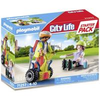 Playmobil - 71257 - City Action Les Secouristes - Starter Pack - Supervisor met Segway - thumbnail
