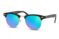 CWI zonnebril unisex wayfarer cat.3 zwart/blauw (CWI771) - thumbnail