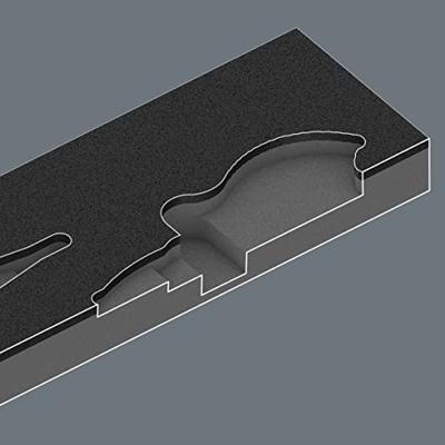 Wera 05150181001 Tangenset 3-delig Knipex, met schuimrubber inzetstuk