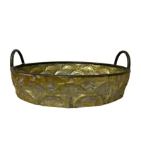 Dienblad Rainbow Goud Ø42cm - thumbnail