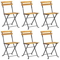 7-delige Tuinset inklapbaar massief acaciahout - thumbnail