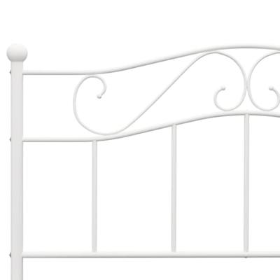 Bedframe metaal wit 140x200 cm Bedframe metaal wit 140x200 cm