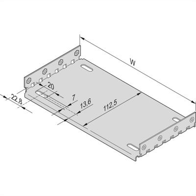 nVent SCHROFF 34563001 Montageplaat 1 stuk(s)