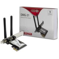 Inter-Tech DMG-31 Wireless-N PCIe Adapter wlan adapter - thumbnail