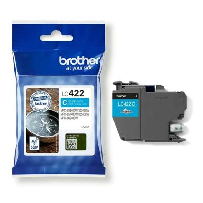 Brother inktcartridge, 550 pagina's, OEM LC-422C, cyaan Brother inktcartridge, 550 pagina's, OEM LC-422C, cyaan