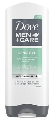 Dove Men +Care 3in1 Body Face Hair Douchegel Sensitive Dove Men +Care 3in1 Body Face Hair Douchegel Sensitive