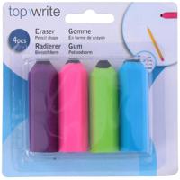 Top Write Gum in potloodvorm 4 stuks - thumbnail