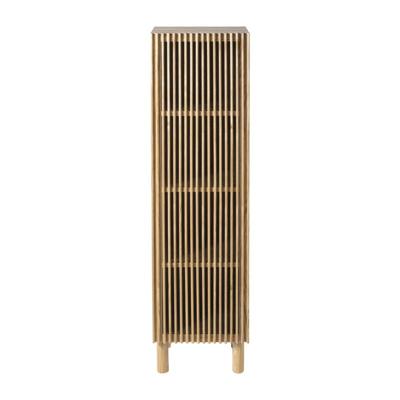 Kast Japandi smal - bruin - 145x40x33 cm