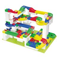 Hubelino knikkerbaan kiga scholenset bouwdoos, 352dlg - thumbnail
