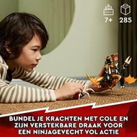 LEGO ninjago - cole's aardedraak evo constructiespeelgoed (71782) - thumbnail