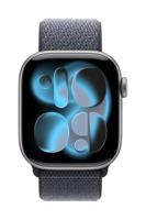Apple Watch Band - Geweven sportbandje - 42 mm - Ankerblauw - Eén maat voor de meeste polsen - thumbnail