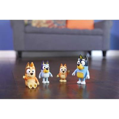 4 volledige Bluey Family Figures - Moose Toys - van 3 jaar oud - thumbnail