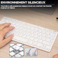 TKL-toetsenbord - BLUESTORK - Oplaadbare Bluetooth voor Mac - Wit - thumbnail