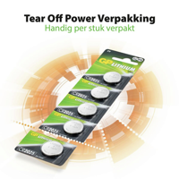 GP Knoopcel CR2025 3 V 5 stuk(s) 160 mAh Lithium GPCR2025STD130C5 - thumbnail