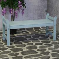 Grunn 2-zits houten tuinbank blauw - thumbnail