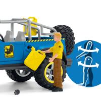 Schleich Dinosaarus Terreinwagen met Dino-Buitenpost - thumbnail