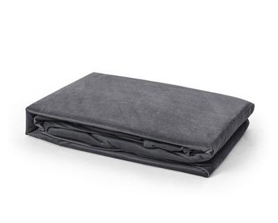 Sleeptime Velvet Hoeslaken Antraciet 90 x 200