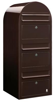 Bobi BrievenbusTrio 8017 Donkerbruin - 01.01.06.30