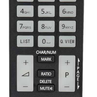 Hama Universal Remote Control voor LG TVs IR Teachable Illuminating Buttons Afstandsbediening Zwart