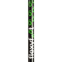 Flexfoot wandelstok met ovalen handvat zwart 70-96 cm - thumbnail