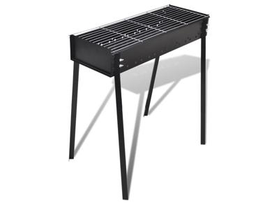 VidaXL Houtskoolbarbecue staand vierkant 75x28 cm VidaXL Houtskoolbarbecue staand vierkant 75x28 cm