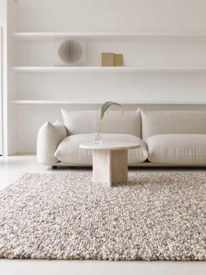 Brink en Campman - Pebble Beach Beige 129801 - 140x200 cm Vloerkleed