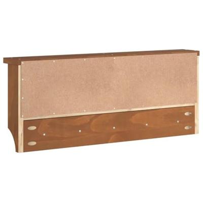 VidaXL Wandkapstok sandnes 87x12x35 cm massief grenenhout VidaXL Wandkapstok sandnes 87x12x35 cm massief grenenhout