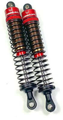 Absima aluminium schokdempers, rood, 95mm voor 1/10 auto Absima aluminium schokdempers, rood, 95mm voor 1/10 auto