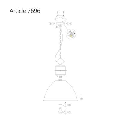 Steinhauer HanglampFrisk landelijk - 7696GR