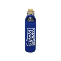 Amanprana - Glazen fles blauw 500ml - thumbnail
