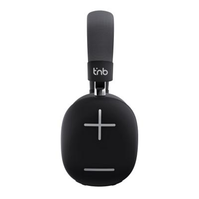 T'NB Bounce Draadloze over-ear hoofdtelefoon, comfortabel en betoverend, met bluetooth-verbinding, stereogeluid met geïntegreerde microfoon, batterijduur tot 50 uur, blauw
