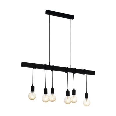 Eglo Hanglamp Townshend E27 zwart Eglo Hanglamp Townshend E27 zwart
