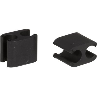 Elvedes kabelclips duo zwart 5+2,5mm(di2) (x10) cp2020101