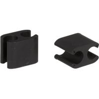 Elvedes kabelclips duo zwart 5+2,5mm(di2) (x10) cp2020101 - thumbnail