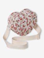 Tasje voor meisjes in hartvorm ecru - thumbnail