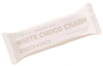 Cabau Protein Bar White Choco Charm Cabau Protein Bar White Choco Charm