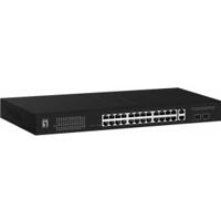 LevelOne gep-2841 28-port web smart managed switch, l2, gigabit ethernet, power over ethernet (poe) - thumbnail