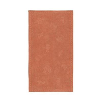 Seahorse Strandlaken Shells Coral Red 100x200