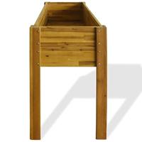 Plantenbak verhoogd massief acaciahout - thumbnail