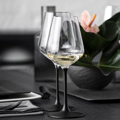 VILLEROY & BOCH - Manufacture Rock - Rode wijnglas 0,47l Set/4