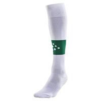 Craft 1905581 Squad Contrast Sock - White/Team Green - 43/45 - thumbnail