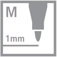 STABILO Pen 68, ColorParade, lila-grijze doos, 20 stuks in geassorteerde kleuren - thumbnail