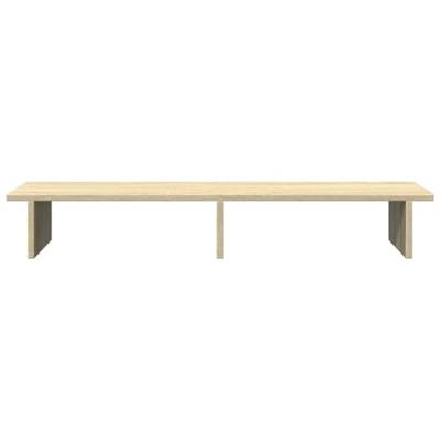 VidaXL Monitorstandaard 100x27x15 cm bewerkt hout sonoma eikenkleurig