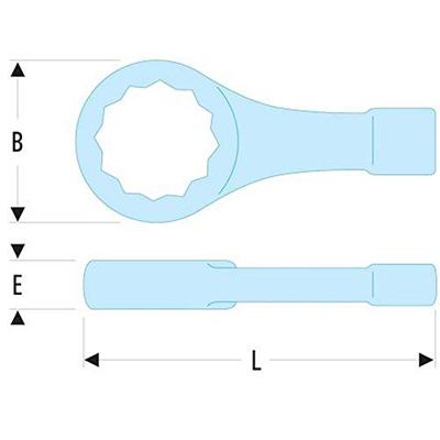 Facom slagsleutel 34 mm - 51B.34 Facom slagsleutel 34 mm - 51B.34