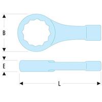 Facom slagsleutel 34 mm - 51B.34 - thumbnail