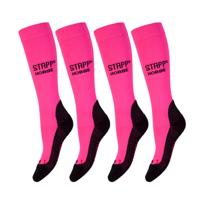 STAPP Horse Paardrijsokken Deocell 4-pack Roze-39/42 - thumbnail