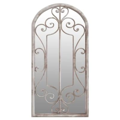 VidaXL Spiegel 70x30 cm ijzer zandkleurig