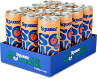 SQWZ frisdrank White Peach BIO, blikje van 25 cl, pak van 12 stuks - thumbnail