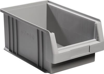 LA-KA-PE Magazijnbak | L330xB213xH150 mm | PP grijs | 10 stuks - 01550 02 05 01550 02 05